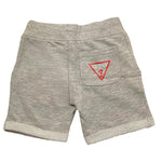 Guess Bermuda Tinta Unita con Logo per Neonato N93Q18KAUG0 GRIGIO GUESS 