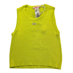 Liu Jo Canotta Tinta Unita con Logo per Bambina GA5041 VERDE LIU JO 