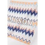 Missoni T-Shirt Girocollo Tinta Unita con Stampa per Bambino MW8Q41 BIANCO MISSONI 