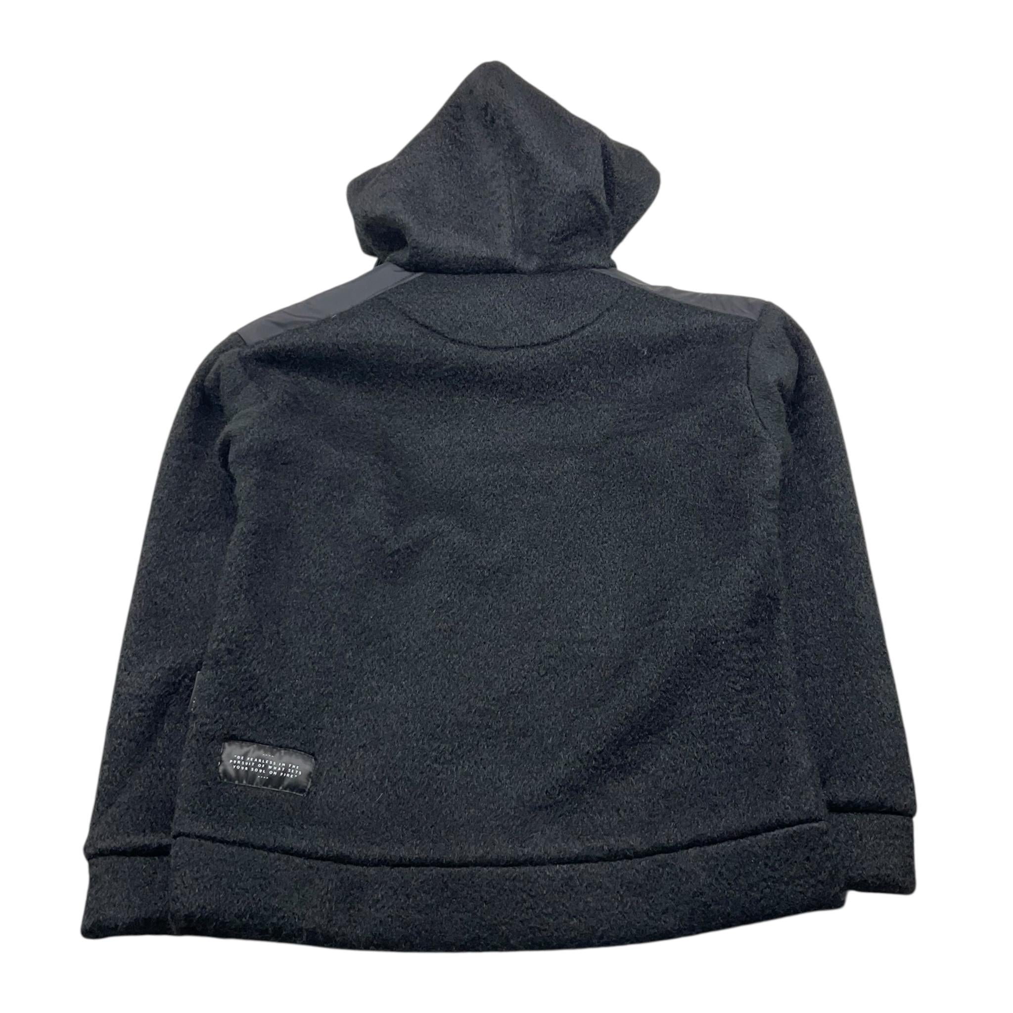 OVER-D felpa con zip e cappuccio tinta unita Nero per Bambino OK1769SFL NERO OVER-D 