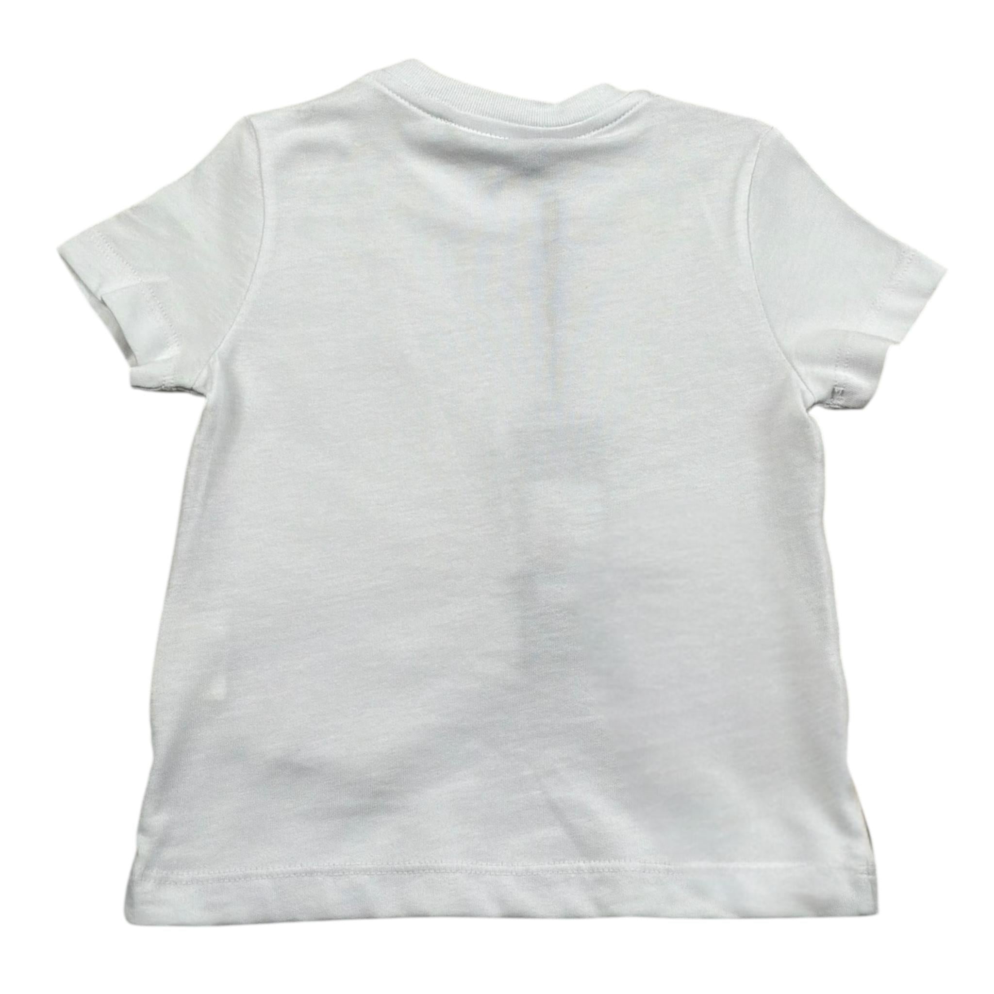 Daniele Alessandrini T-Shirt Girocollo Tinta Unita con Finto Gilet per Neonato 1296M00073 BIANCO DANIELE ALESSANDRINI 