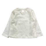 EMC shirt gircollo tinta unita con stampa Bianco per Neonata BX2275 BIANCO EMC 