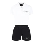 John Richmond Completo 2 Pezzi Polo-Bermuda Bicolore per Neonato RGP25006CJ BIANCO/NERO JOHN RICHMOND 