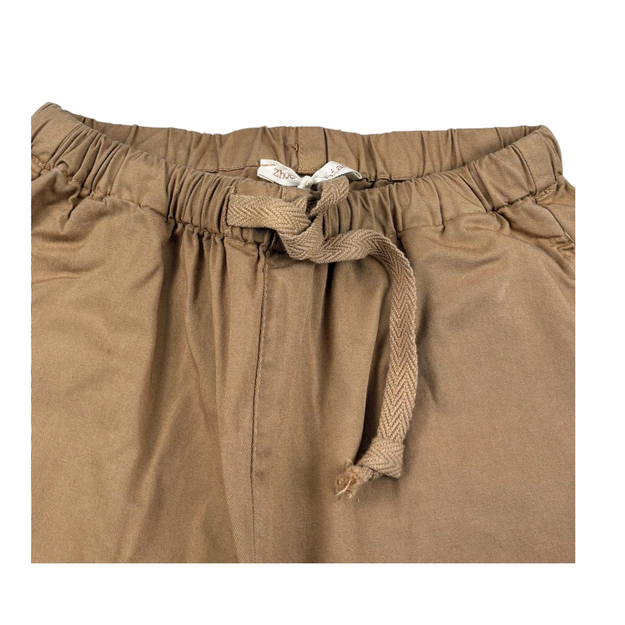 Zhoe & Tobiah Pantalone Tinta Unita con Elastico In Vita per Bambino J&P11MJ BEIGE ZHOE & TOBIAH 