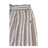 Sarabanda Pantalone Fantasia A Righe Modello Palazzo per Bambina 04225 BIANCO SARABANDA 