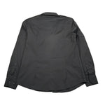 Over-D Camicia Tinta Unita Manica Lunga per Bambino OK248CM NERO OVER-D 