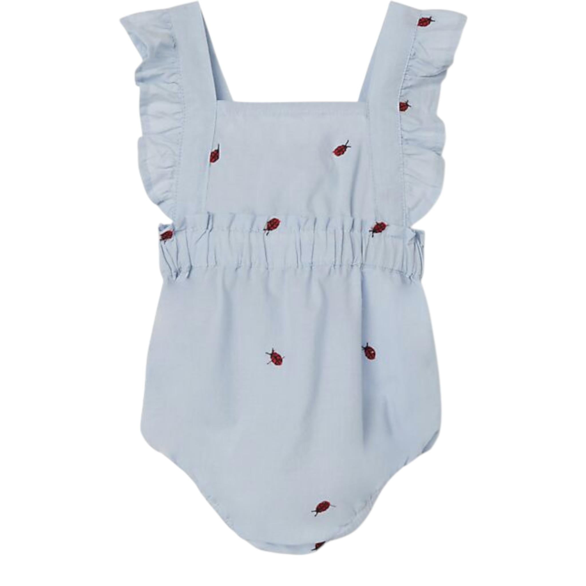 Name It Pagliaccetto tinta unita con Stampa Azzurro per Neonata 13227280 AZZURRO NAME IT 