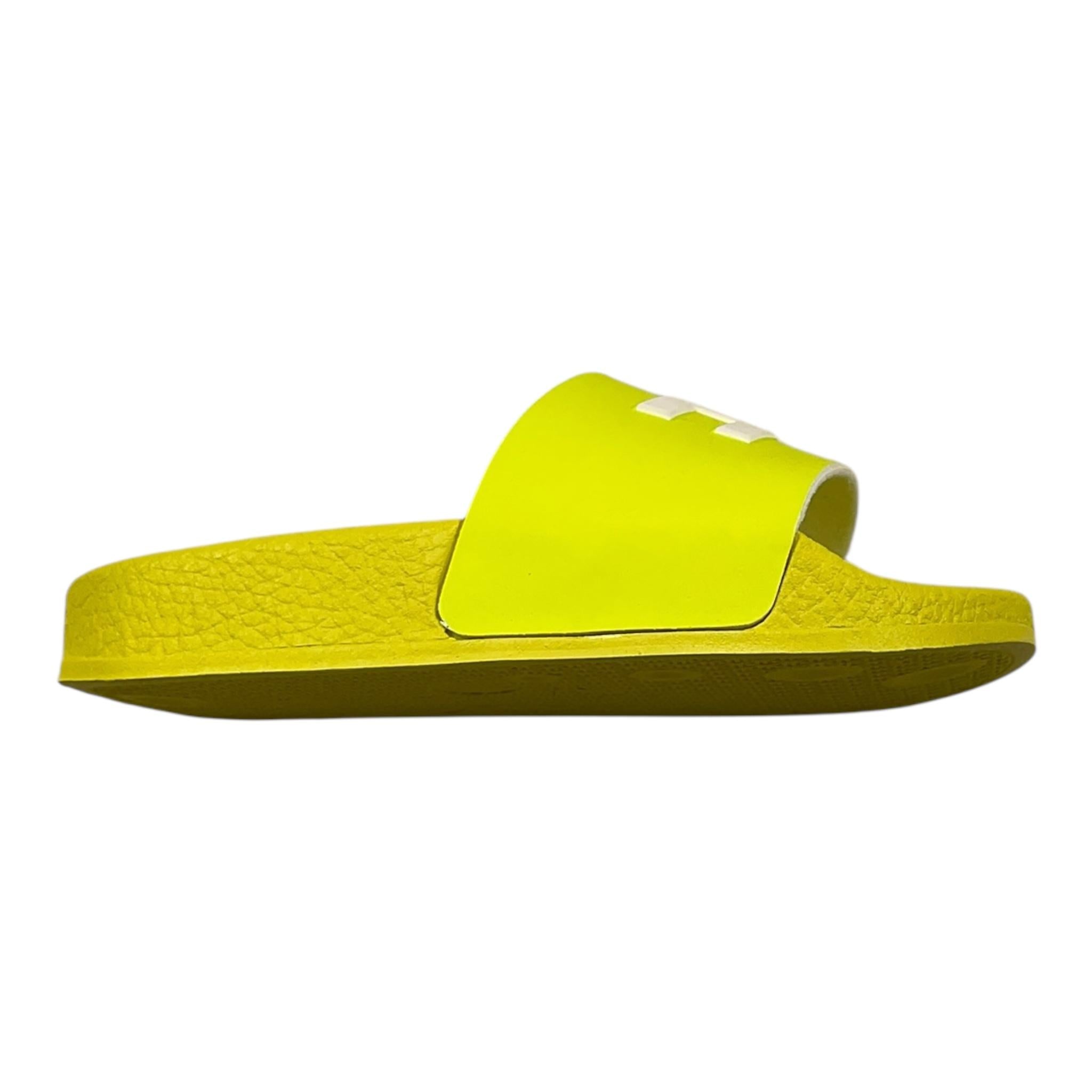 Elisabetta Franchi Ciabatte Tinta Unita con Logo per Bambina F3A0E0074 GIALLO ELISABETTA FRANCHI 