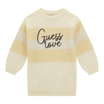 GUESS abito girocollo tinta unita con fantasia Panna per Bambina K4BK03Z2V70X PANNA GUESS 