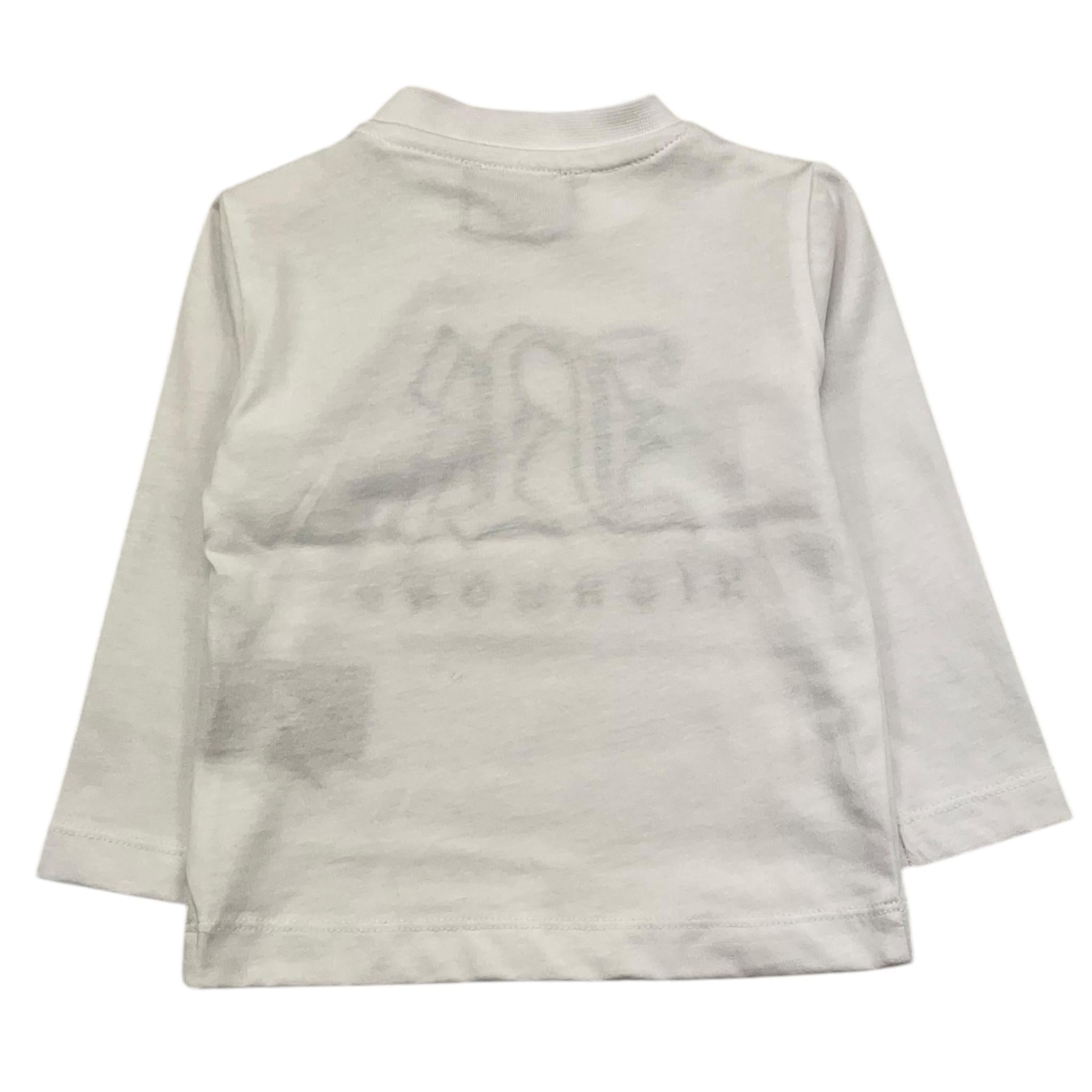 JOHN RICHMOND shirt girocollo tinta unita con stampa in contrasto Bianco per Neonato RIA25035TS BIANCO JOHN RICHMOND 