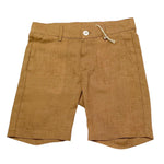 Little Bear Bermuda Tinta Unita con Girovita Regolabile per Neonato 8229N MARRONE LITTLE BEAR 