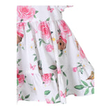 Monnalisa Camicia Giromanica Tinta Unita con Stampa per Neonata 31C301 BIANCO MONNALISA 