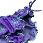 F**K Costume Modello Slip Tinta Unita per Neonata FK219316 VIOLA F**K 