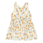 Moschino Abito Tinta Unita con Stampa per Bambina MDV0C1 BIANCO MOSCHINO 