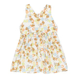 Moschino Abito Tinta Unita con Stampa per Bambina MDV0C1 BIANCO MOSCHINO 