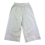 Il Gufo Pantalone Tinta Unita Modello Palazz Con Elastico In Vita Bianco Per Bambina