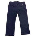 Guess Pantalone Tinta Unita Con Girovita Regolabile Blu Per Neonato