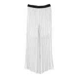 Liu Jo Pantalone Tinta Unita con Fantasia A Righe per Bambina GA5071XX BIANCO LIU JO 