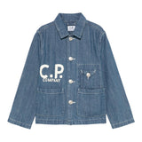 C.P. Company Giubbino inta Unita In Denim  per Bambino CUA003 BLU C.P. COMPANY 