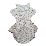 Juliana Completo 2 Pezzi Camicia-Pagliaccetto per Neonata 25196 BIANCO JULIANA 