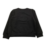 LIU JO felpa chiusa girocollo tint unita con stampa logo Nero per Bambina KF4025XX NERO LIU JO 