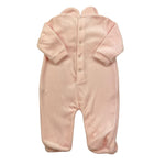 STORY LORIS tutina tinta unita in ciniglia con fiocco Rosa per Neonata 56453 ROSA STORY LORIS 