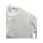 Il Gufo Camicia Manica Lunga Tinta Unita Collo Coreano per Bambino P25CL017L6006 BIANCO IL GUFO 