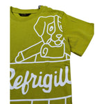 Refrigiwear T-Shirt Girocollo Tinta Unita con Stampa per Bambino 433TRMBS25 VERDE REFRIGIWEAR 