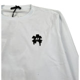 Daniele Alessandrini Shirt Girocollo tinta unita con Stampa Bianco per Bambino 1231M1369 BIANCO DANIELE ALESSANDRINI 