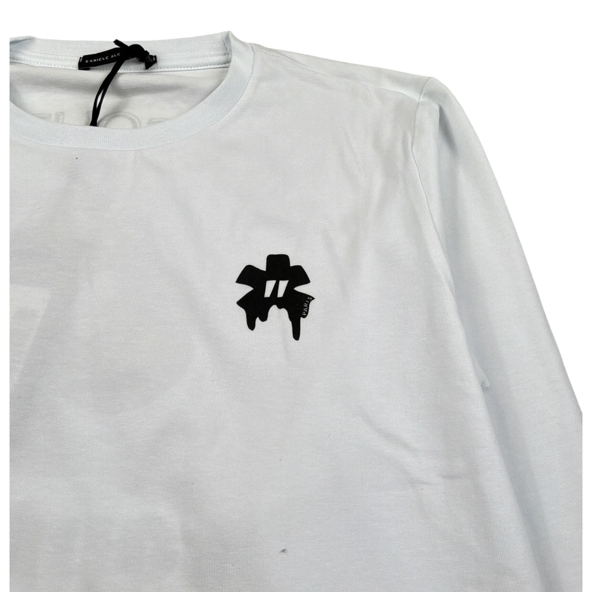 Daniele Alessandrini Shirt Girocollo tinta unita con Stampa Bianco per Bambino 1231M1369 BIANCO DANIELE ALESSANDRINI 