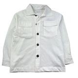 Paolo Pecora Giacca Tinta Unita con Tasconi per Bambino PP4209 BIANCO PAOLO PECORA 