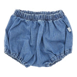 Teddy E Minou Culotte In Denim Tinta Unita per Neonata E25PT001J0003 BLU TEDDY E MINOU 