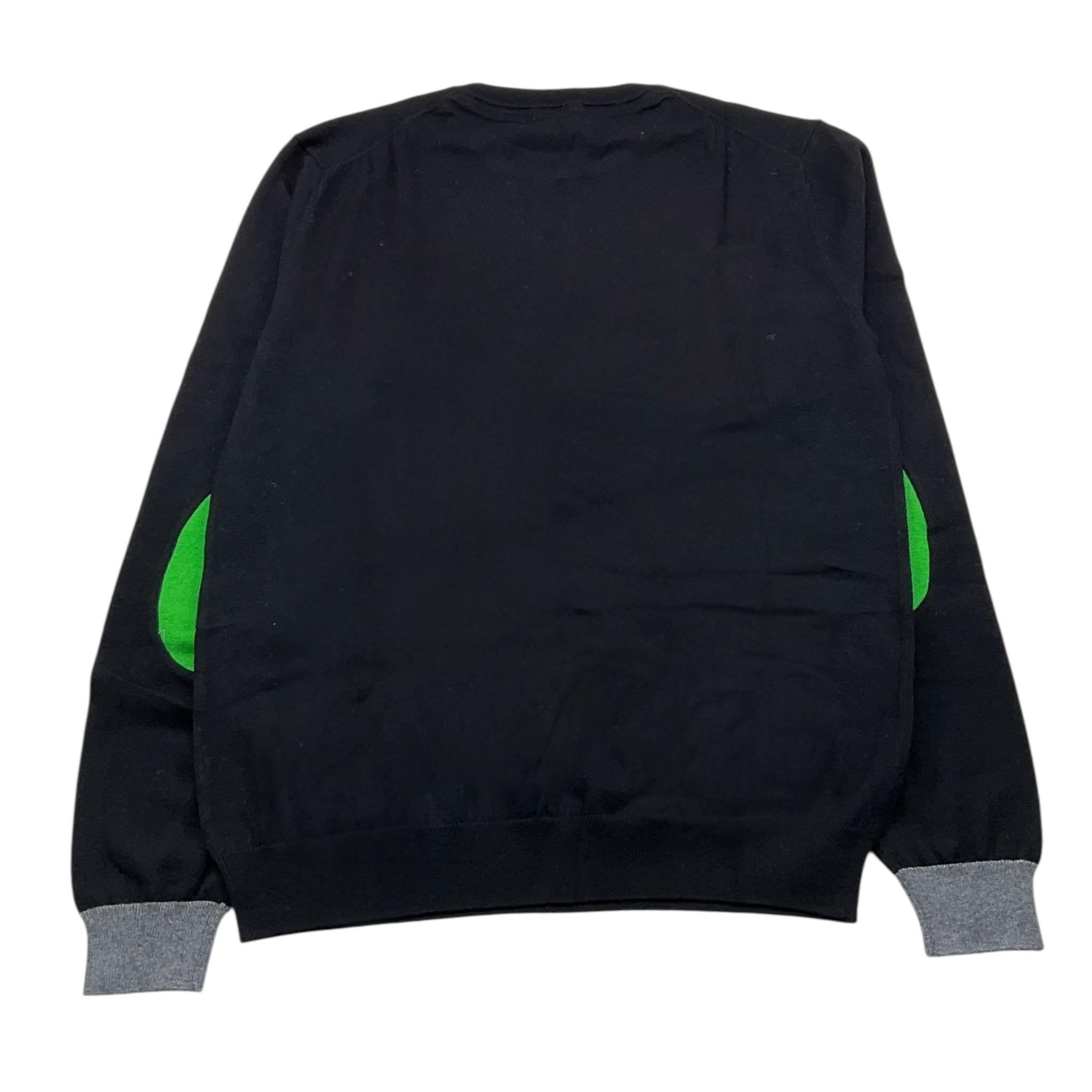 SUN68 maglia girocollo tinta unita con logo e toppe Nero per Bambino K44327XX NERO SUN68 