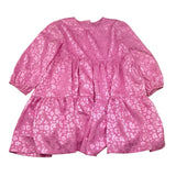 Caffe' D'Orzo Abito Tinta Unita con Fantasia  per Bambina ZW1A10 GLICINE CAFFE' D'ORZO 