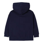 Tommy Hilfiger Felpa con Bottoni E Cappuccio Tinta Unita per Bambino KB0KB09314 BLU TOMMY HILFIGER 