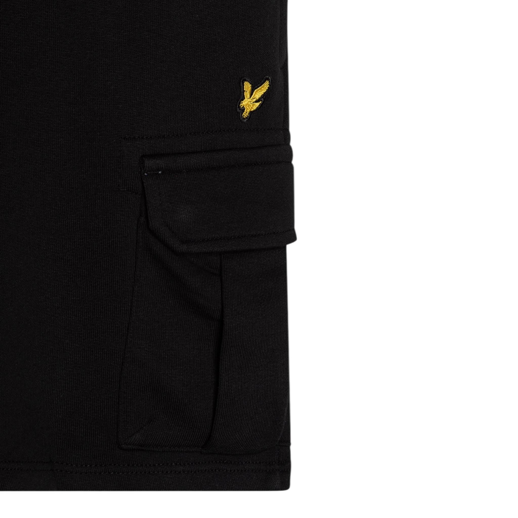 Lyle&Scott Bermuda Tinta Unita con Stampa per Bambino 48742 NERO LYLE&SCOTT 