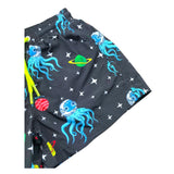 Saint Barth Costume Tinta Unita con Stampa per Bambino OCTOSPACE NERO SAINT BARTH 