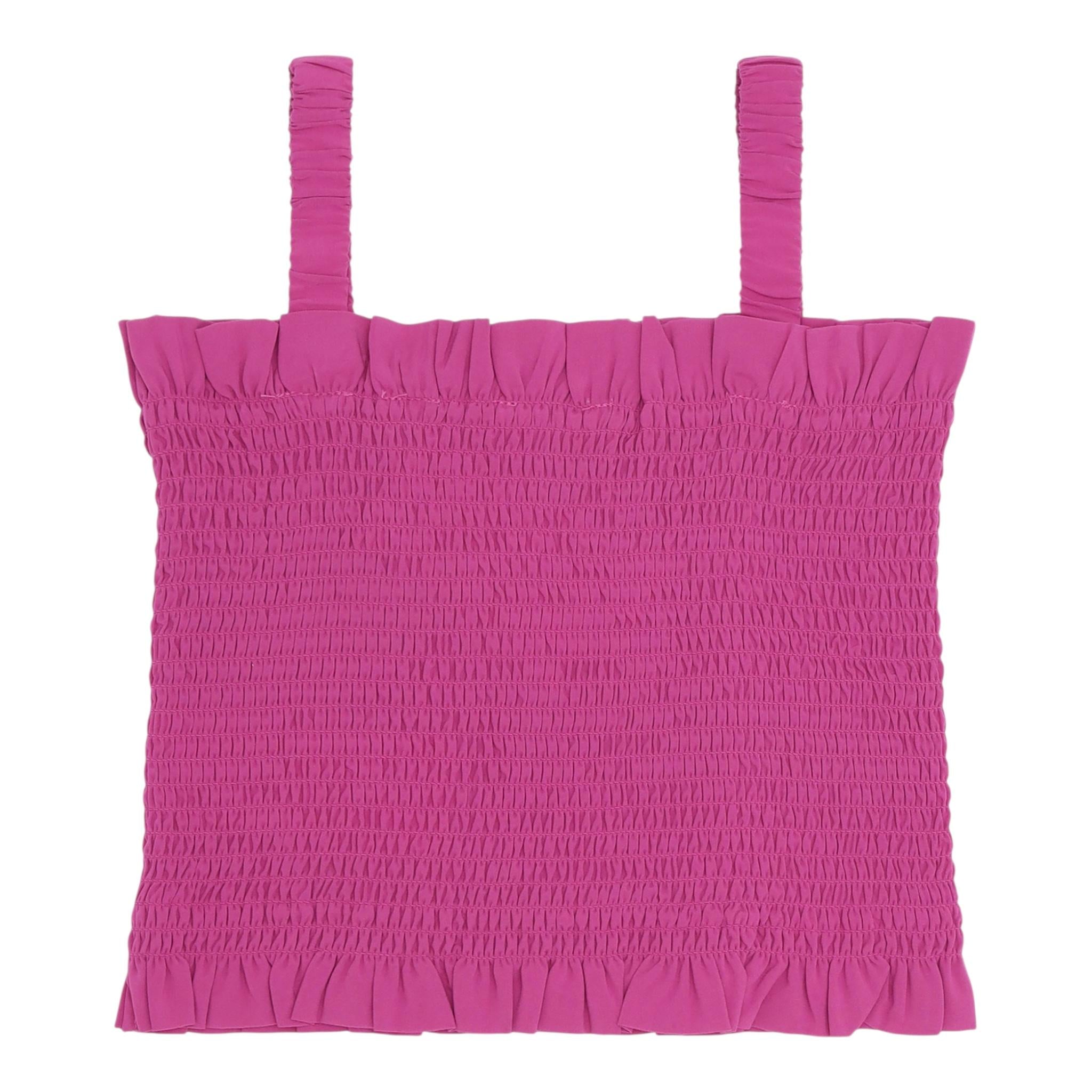 Guess Top Tinta Unita con Logo per Bambina J5GH01WG5S2 MAGENTA GUESS 