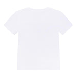 Nike T-Shirt Girocollo Tinta Unita con Logo per Bambino 8U9461 BIANCO NIKE 