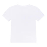 Nike T-Shirt Girocollo Tinta Unita con Logo per Bambino 8U9461 BIANCO NIKE 