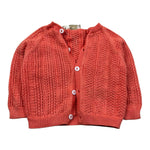 Wedoble Cardigan Tinta Unita con Trafori per Neonata V2506308A CORALLO WEDOBLE 