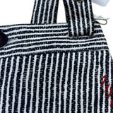 Manuel & Frank Salopette Bicolore con Fantasia A Righe per Neonato MF2199I BIANCO/BLU MANUEL & FRANK 