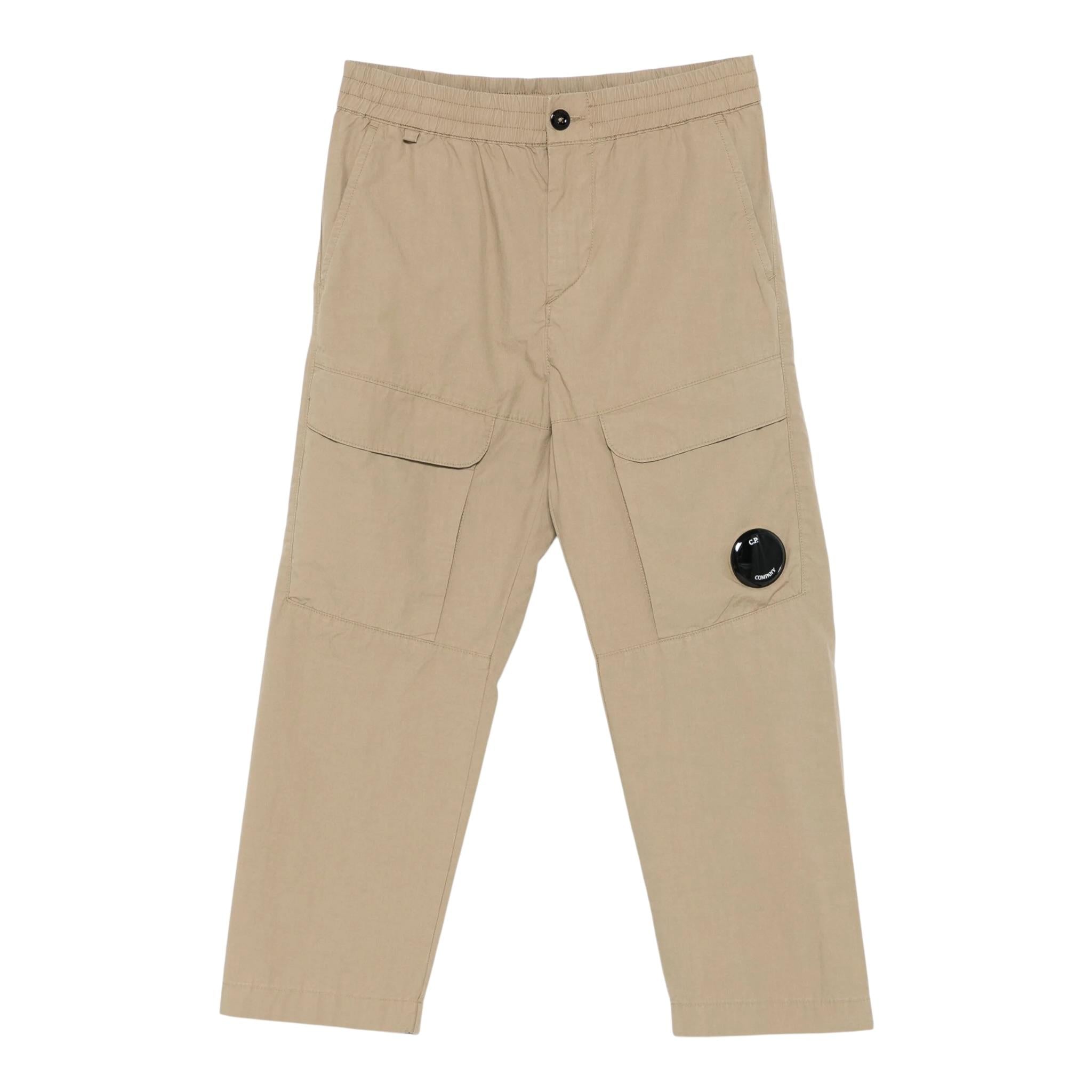 C.P. Company Pantalone tinta unita con Elastico In Vita Beige per Bambino CMP00MX BEIGE C.P. COMPANY 