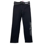 MSGM leggins tinta unita con logo Nero per Bambina MS027074 NERO MSGM 