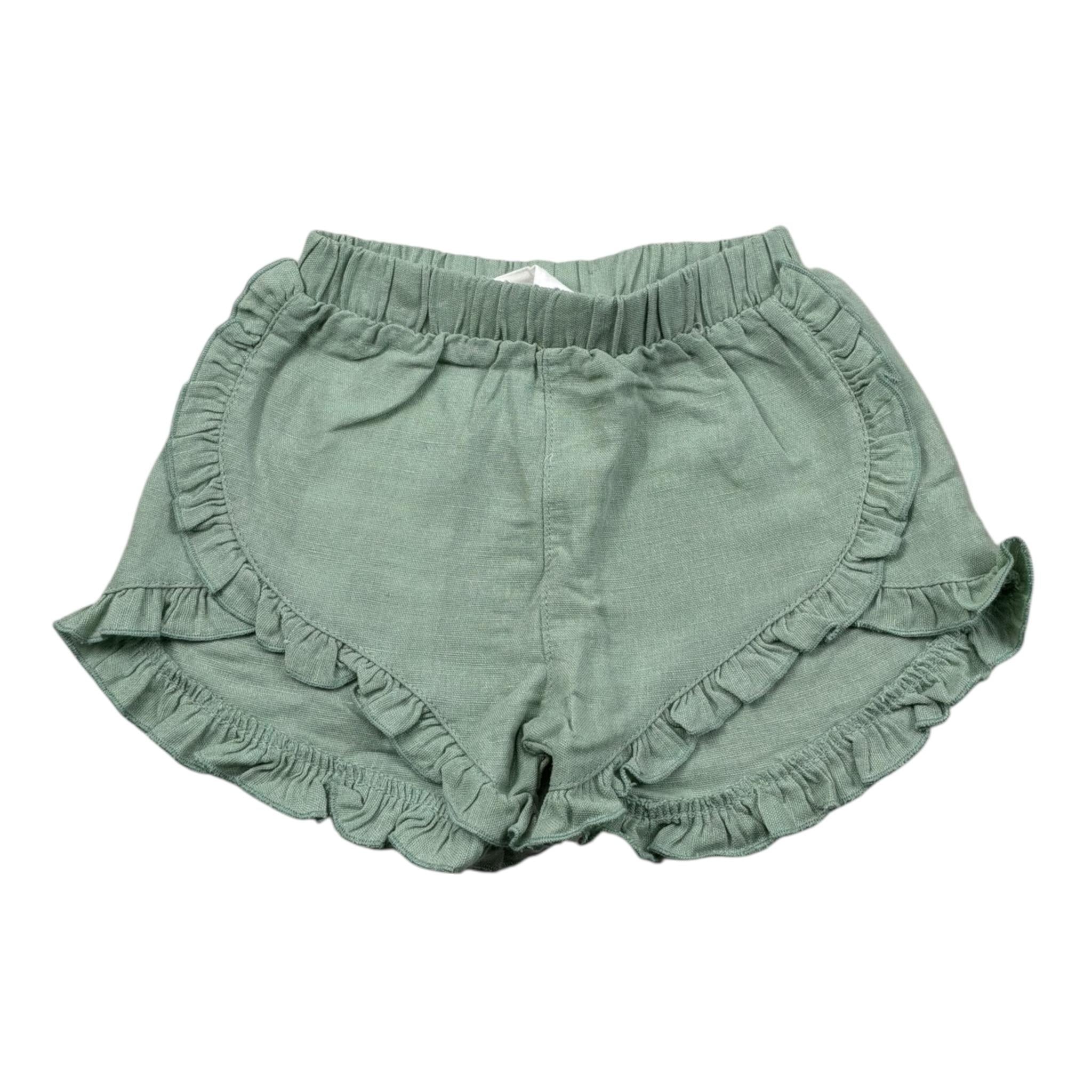 Play Up Short Tinta Unita con Elastico In Vita per Neonata PA022AQ11700 VERDE PLAY UP 