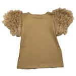 ANGEL'S FACE t-shirt girocollo tinta unita cn maniche con tulle Oro per Bambina JENA ORO ANGEL'S FACE 