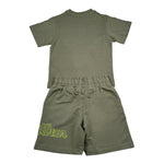 Refrigiwear Completo 2 Pezzi T-Shirt - Bermuda Bicolore per Bambino R1102W25JXX VERDE REFRIGIWEAR 