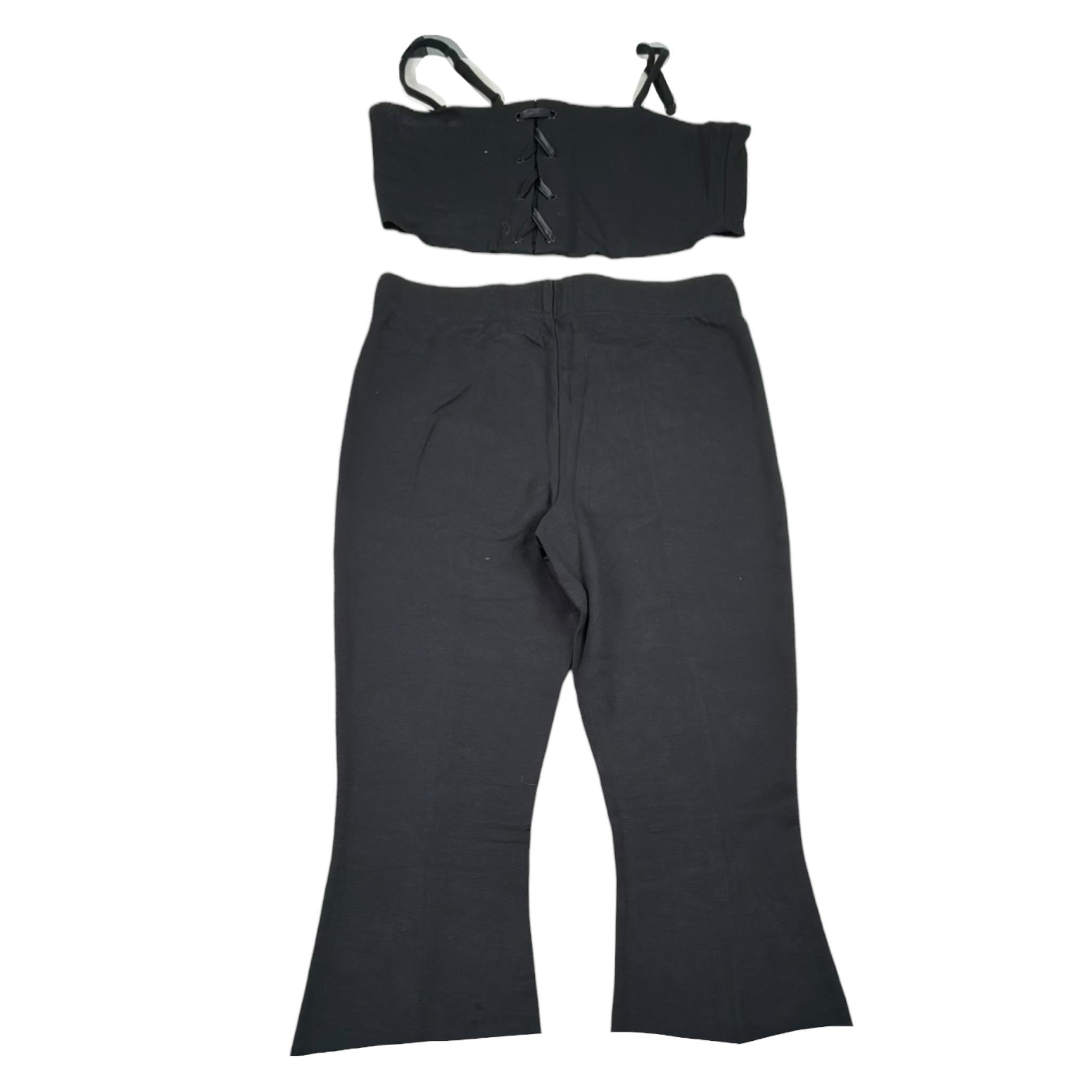 Liu Jo Completo 2 Pezzi Pantalone-Top per Bambina GA5058 NERO LIU JO 