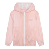 DKNY giubbino tinta unita con logo Rosa per Bambina D60041 ROSA DKNY 