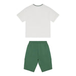 Emporio Armani Completo 2 Pezzi T-Shirt-Bermuda per Bambino EB000150 BIANCO/VERDE EMPORIO ARMANI 